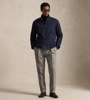 Abottson Jacke aus Gabardine, marineblau