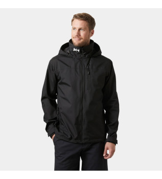Segeljacke Crew Hooded 2.0 schwarz