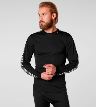 HH Lifa Stripe thermal T-shirt black