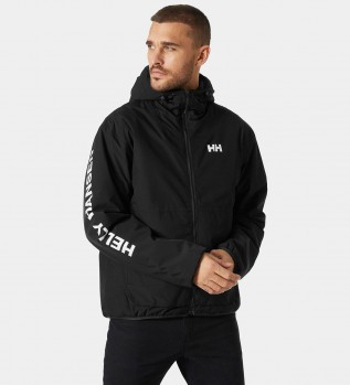 Isolierende Regenjacke Ervik Schwarz