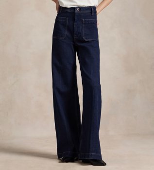 Bootcut jeans marineblå