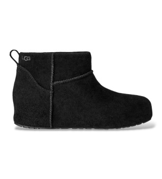 Classic Mini Enwrap Leather Boots black