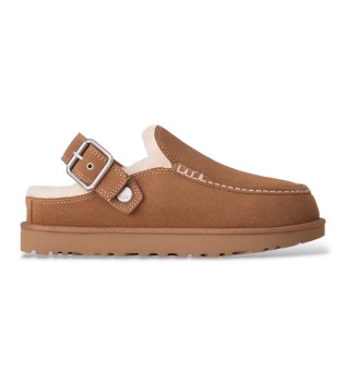 Zoccoli in Pelle Goldenstar Evelina Clog marrone