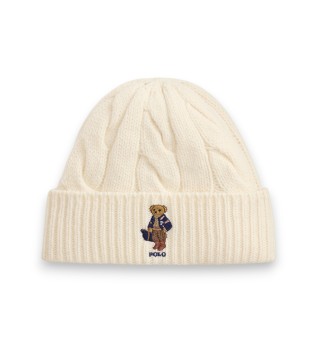 Kapa iz mešanice volne s Polo Bear
bež