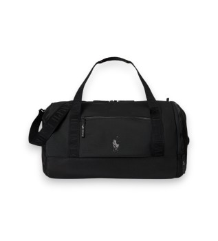 Sac de voyage avec liseré et logo noir