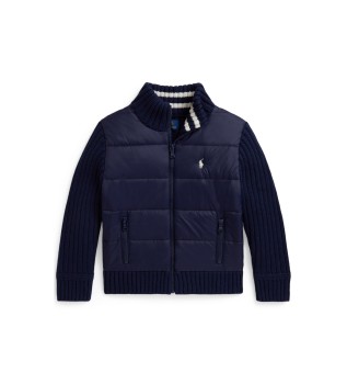 Baumwollpullover marineblau
