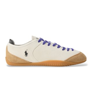 Wildledersneaker mit weißen Einsätzen