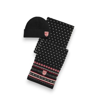 Ensemble nordique noir multicolore