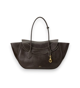 Große Polo Blaze Schultertasche dunkelbraun