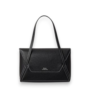 Sort skind Polo Play Mini taske