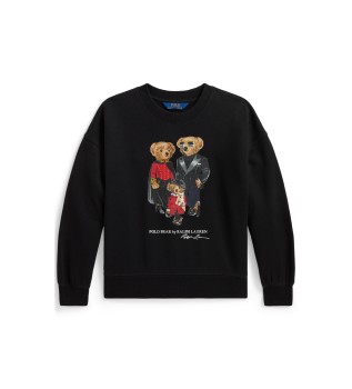 Sweatshirt i frotté med Polo Bear