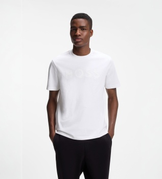 Structure Logo T-shirt hvid