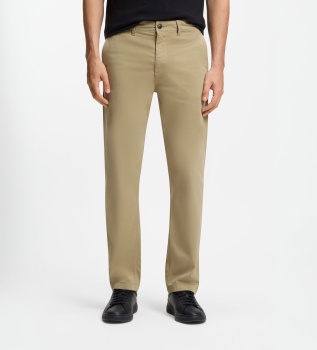 Calça chino Regular-1 marrom claro