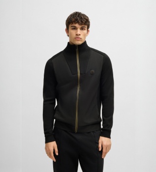 Black Tennis Lifestyle Jacket
