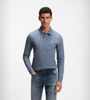 Polo Passerby azul médio