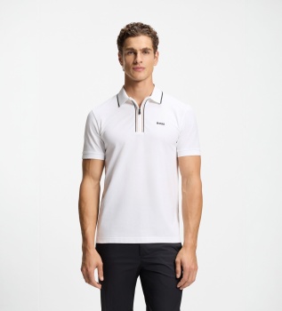 Polo com fecho de correr Philix GOC branco