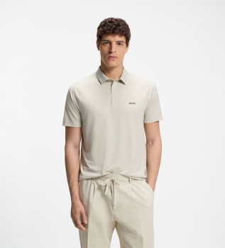 Polo Paddytech bege claro