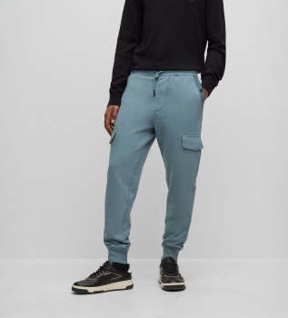 Calça jogger cargo Senylonmatt verde claro