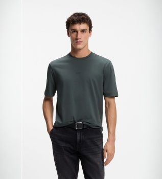 Chemise unie verte