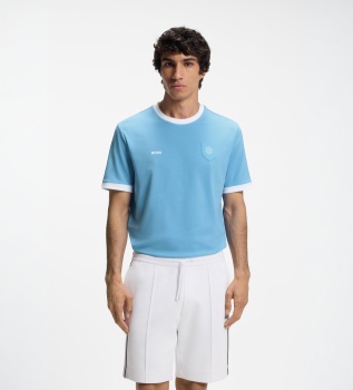 Maillot avec drapeau bleu clair
