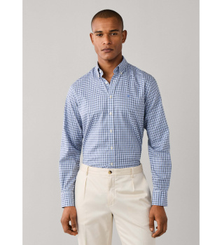 Camisa Three Color Gingham azul