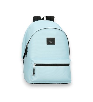 Zaino Aris Double Zip Azzurro Chiaro