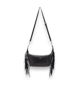 Borsa a tracolla in pelle Roxie Cup nero