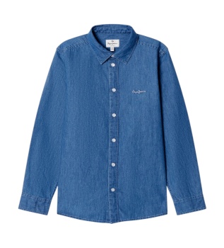Hemd Classic Slim blau