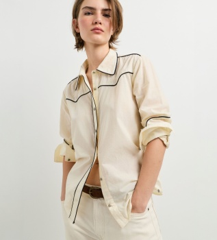 Camisa Gianna blanco roto