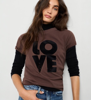 Beatrisa Brown T-Shirt