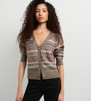 Grüner Cardigan Alaina