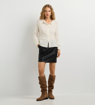 Cardigan Angela Gebrochenes Weiß
