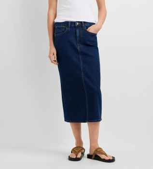 Falda Willa Midi azul