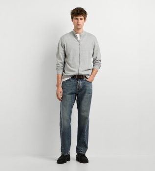 Pull Andre Zip gris