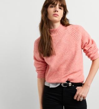 Ashley Perkins pink sweater