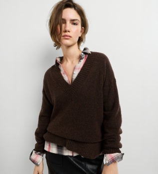 Ashley V Brown Sweater