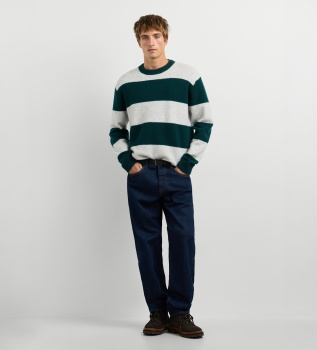 Pull Deacon Stripes vert