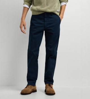 Pantalón Chino Slim marino