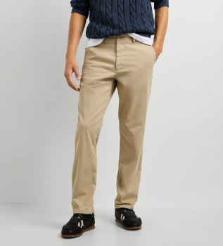 Pantalón Slim Chino Twill Beige