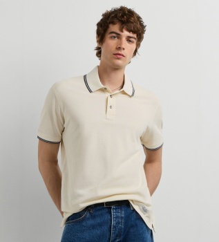 Polo Muller blanc cassé