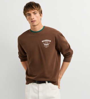 Sweat-shirt Jed Crew marron