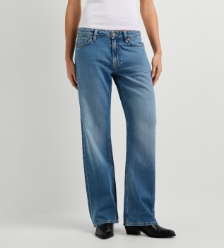 Nicky Blue Loose Straight Jeans