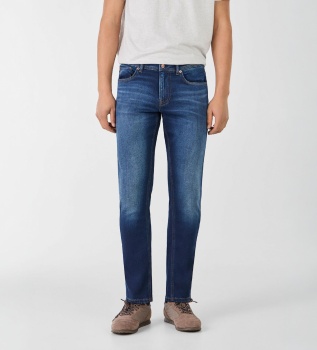 Slim-Jeans Gymdigo Track blau