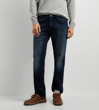 Jeans Straight Cash blau