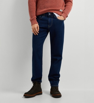 Jeans Straight Cash Azul