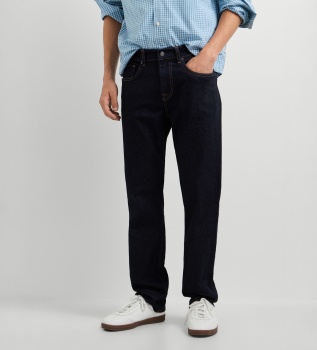 Calça Jeans Straight Cash marinho