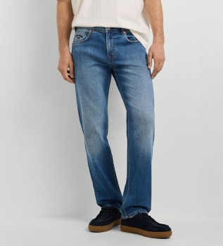 Jeans Straight Cash Brit Medium azul