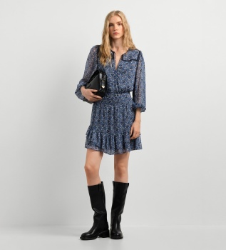 Blauwe Heloyse-jurk