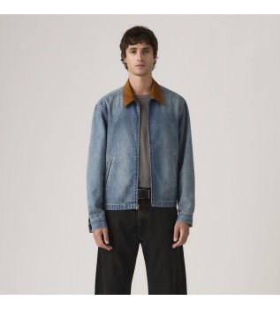 Giacca Castro full zip blu