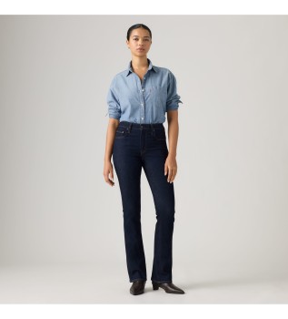 725 high rise bootcut navy jeans